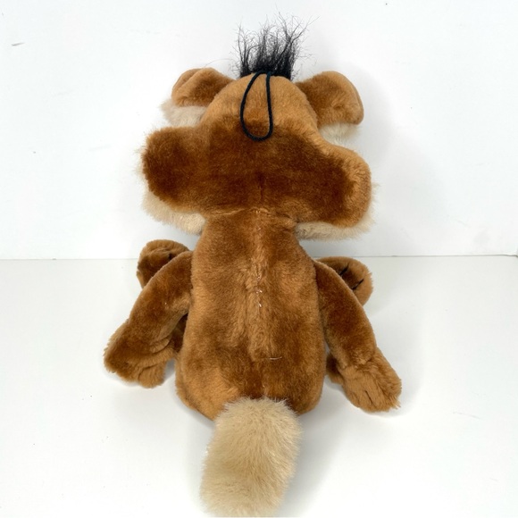 Vintage Warner Bros Will E Coyote Plush Stuffed Animal - Picture 5 of 12